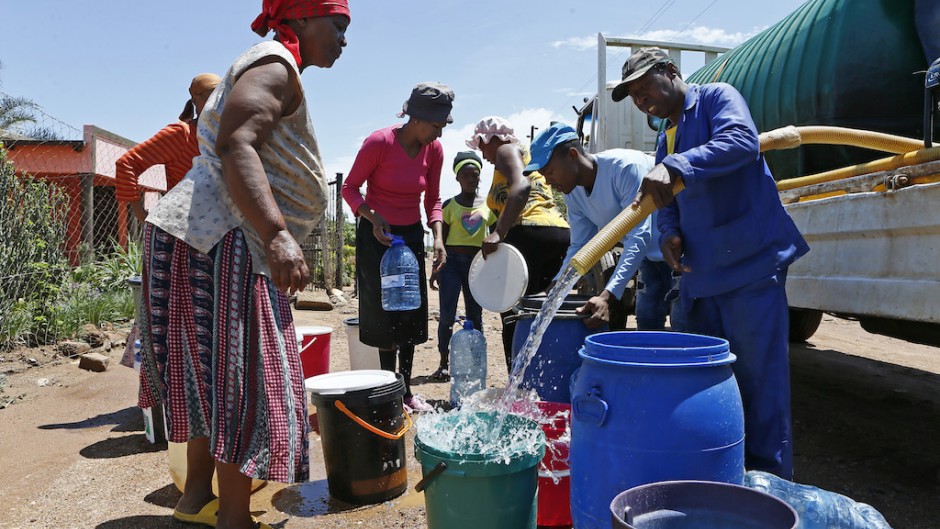 File: QwaQwa residents say the water tanks only come once in three weeks.