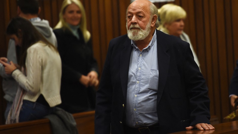 File: Reeva Steenkamp's father Barry. AFP/Pool