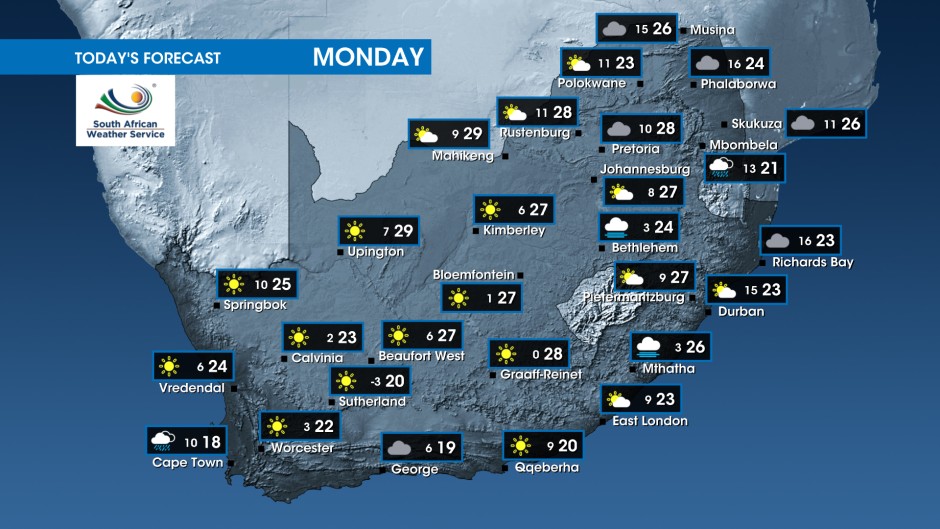 Weather Forecast | Monday 18 September 2023