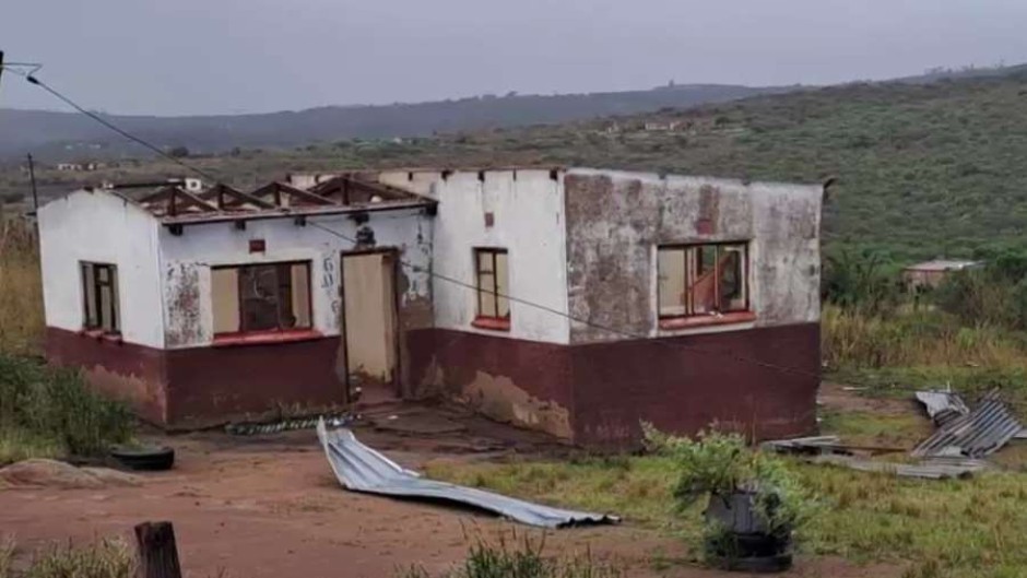 Damaged caused to a house.