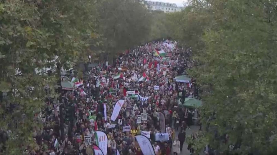 London Pro-Palestine protest