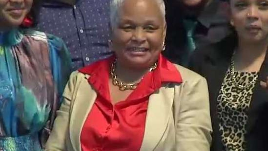 African Independent Congress’ Margaret Arnolds 