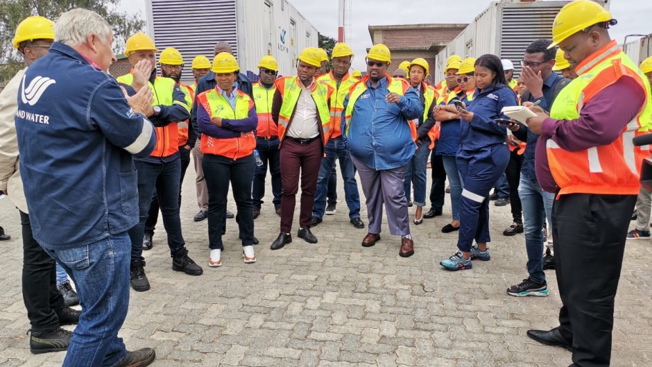 Finance MEC Jacob Mamabolo and City Power are inspecting power plants in Gauteng. Twitter/@JacobMamaboloSA