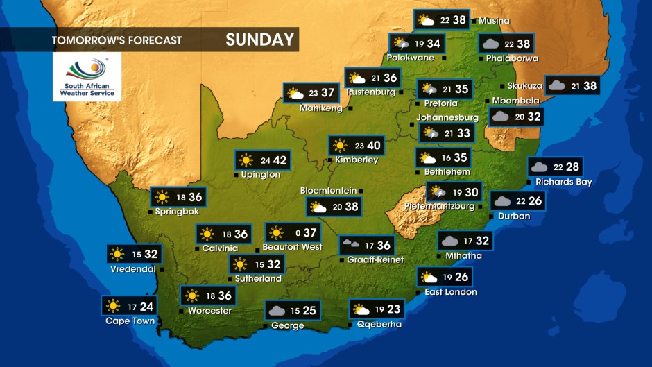 Weather Forecast - Sunday, 26 November 2023