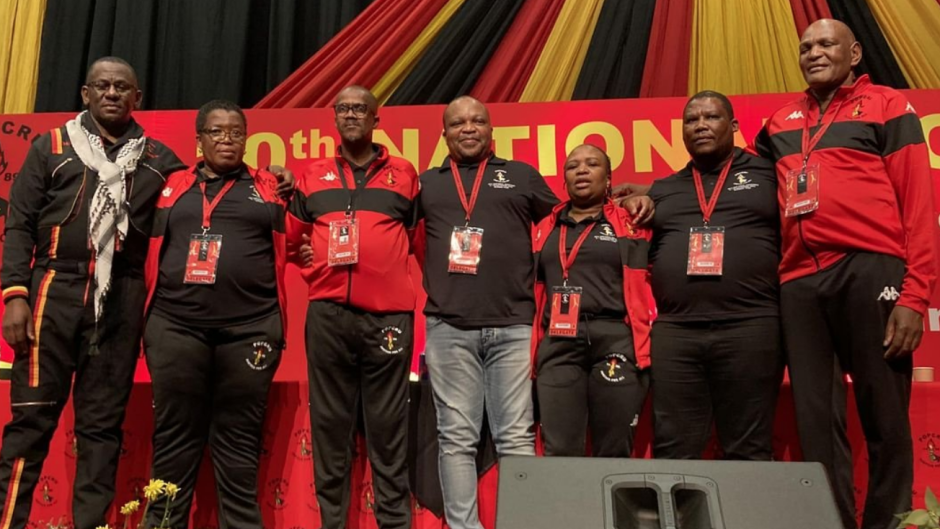 Popcru's new leadership. Twitter/@_cosatu