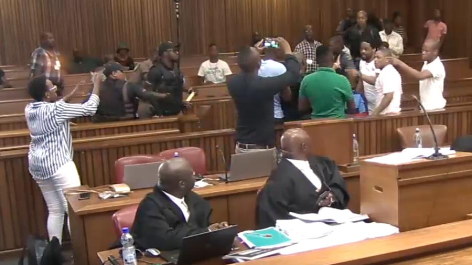 Scuffle breaks out at the Meyiwa murder trial in the High Court in Pretoria. 