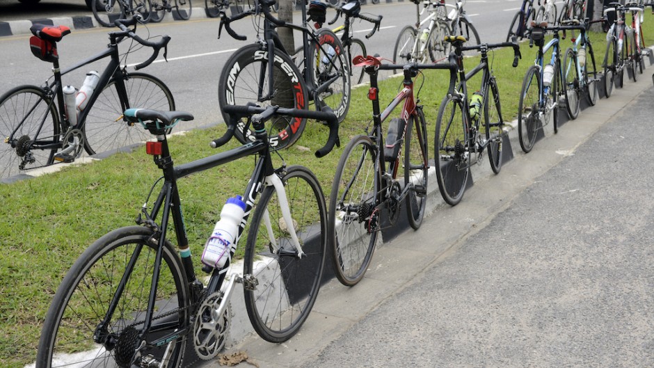 File: Some bicycles parked on the road. Adekunle Ajayi/NurPhoto via AFP