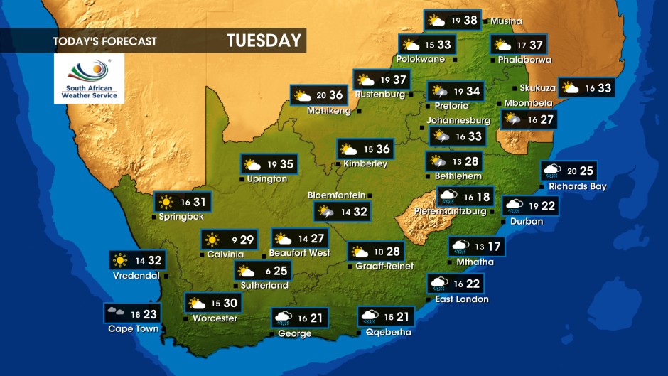 Weather Forecast - Tuesday, 5 December 2023