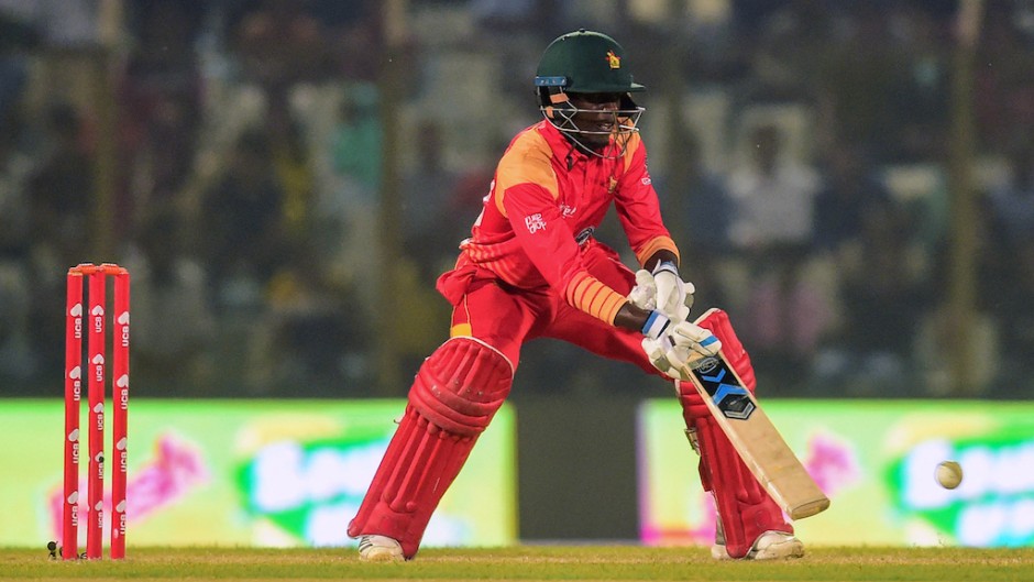 Zimbabwe cricketer Brandon Mavuta. AFP/Munir Uz Zaman