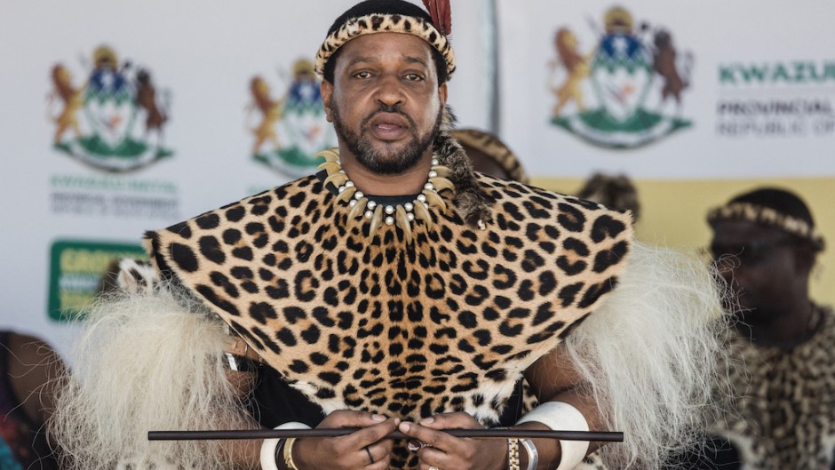 King of the Zulu nation, Misuzulu Zulu. AFP/Rajesh Jantilal