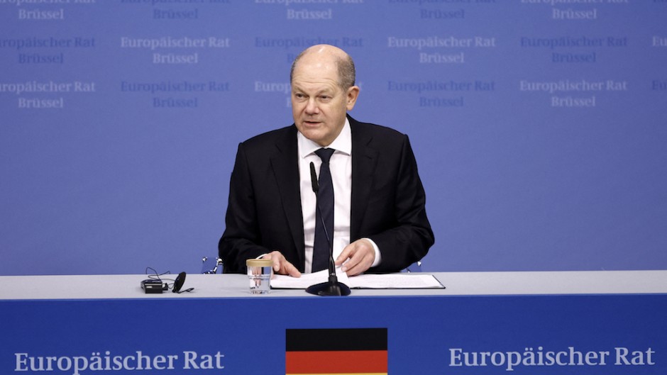 Germany's Chancellor Olaf Scholz. AFP/Kenzo Tribouillard