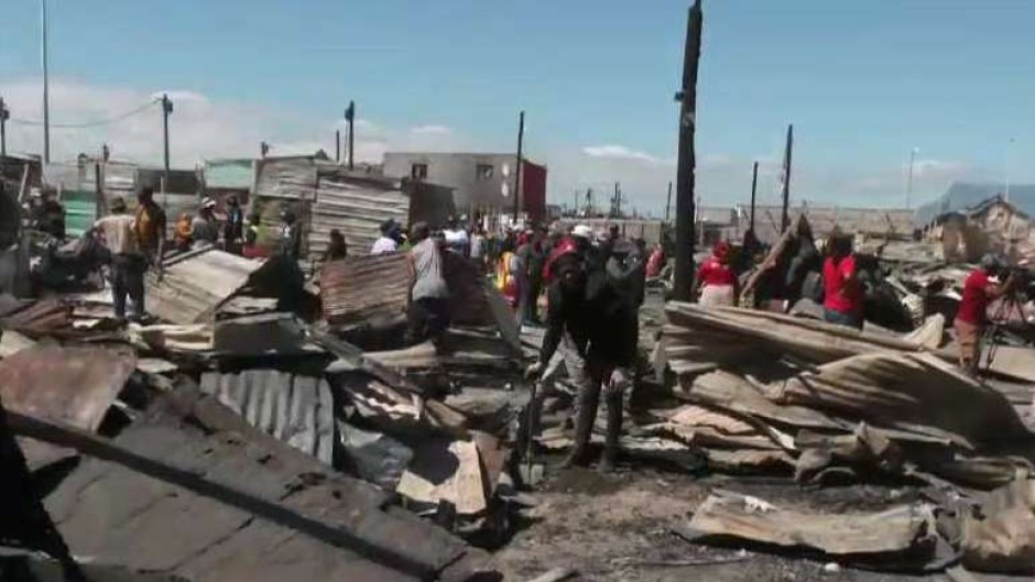 About 300 families from Ethembeni informal settlement have been left homeless.