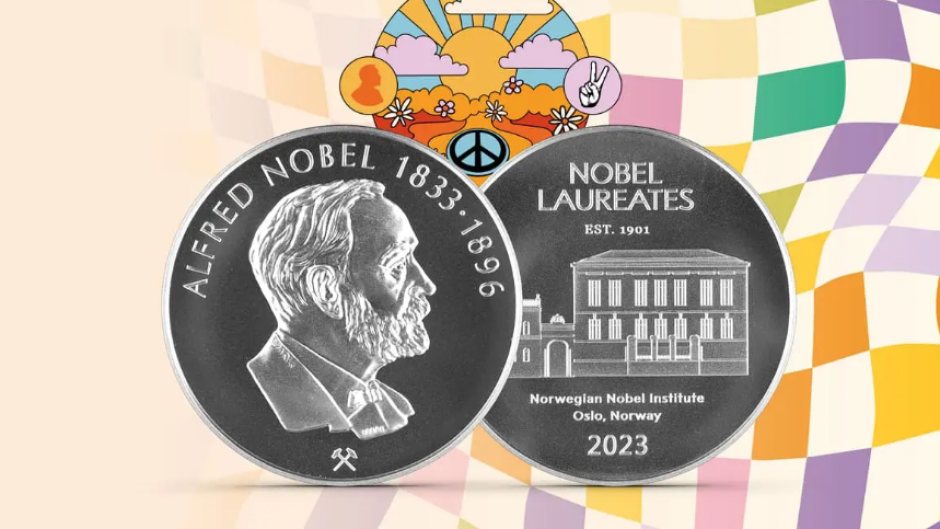 The new Nobel Silver Medallion.