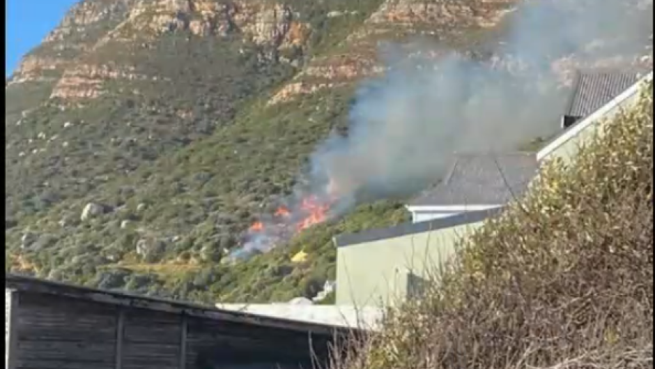 Firefighters battle blaze in Simon's Town