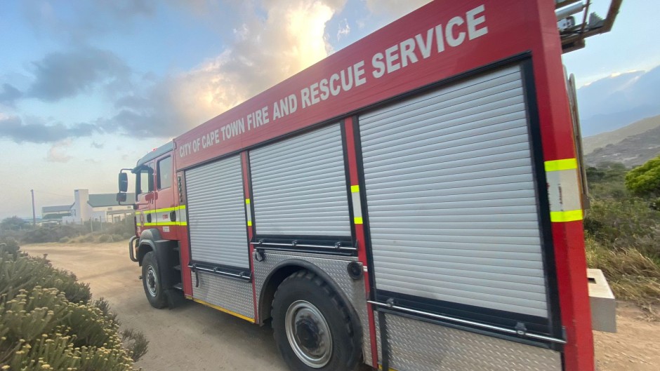 A City of Cape Town fire truck. eNCA/Kevin Brandt