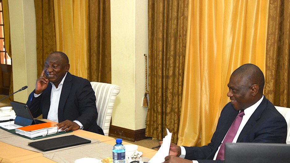 President Cyril Ramaphosa and Deputy President Paul Mashatile.