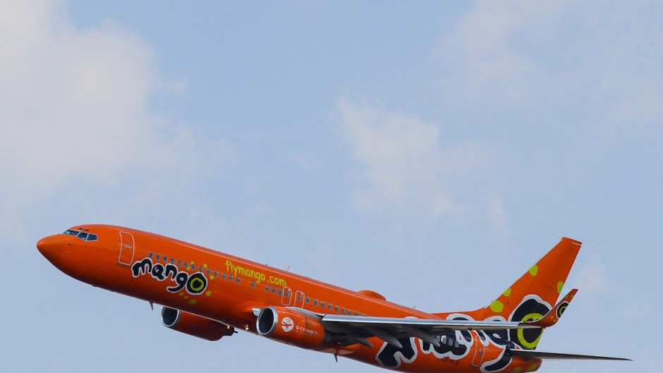 File: An aircraft of Mango Airline.