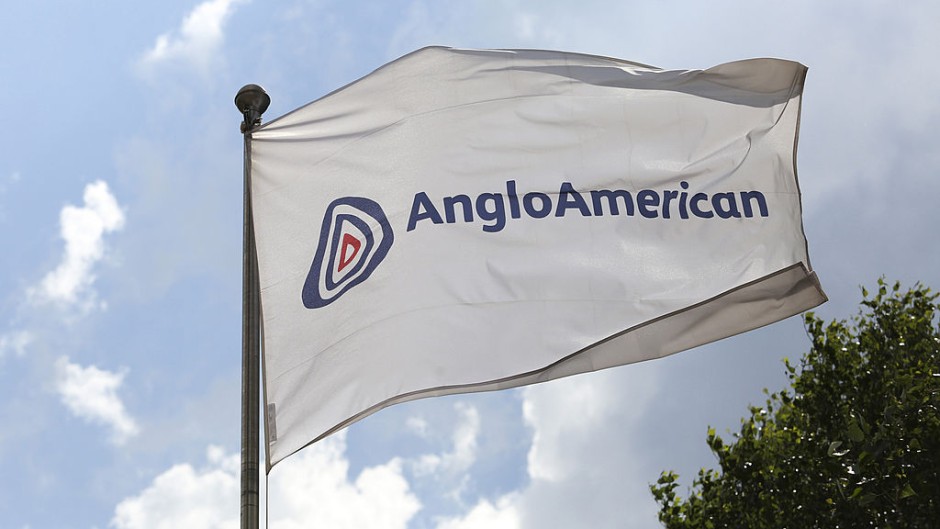 A flag flies outside the offices of Anglo American Plc in the Marshalltown district of Johannesburg. Chris Ratcliffe/Bloomberg via Getty Images