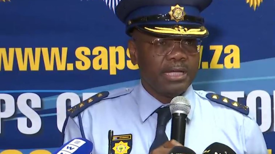 Gauteng Police Commissioner General Tommy Mthombeni