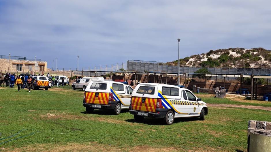 Some of the rescue vehicles. eNCA/Nobesuthu Hejana