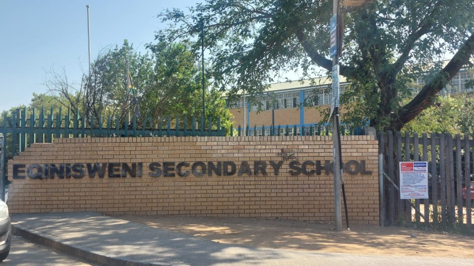 Eqinisweni Secondary School in Ivory Park. eNCA/Hloni Mtimkulu