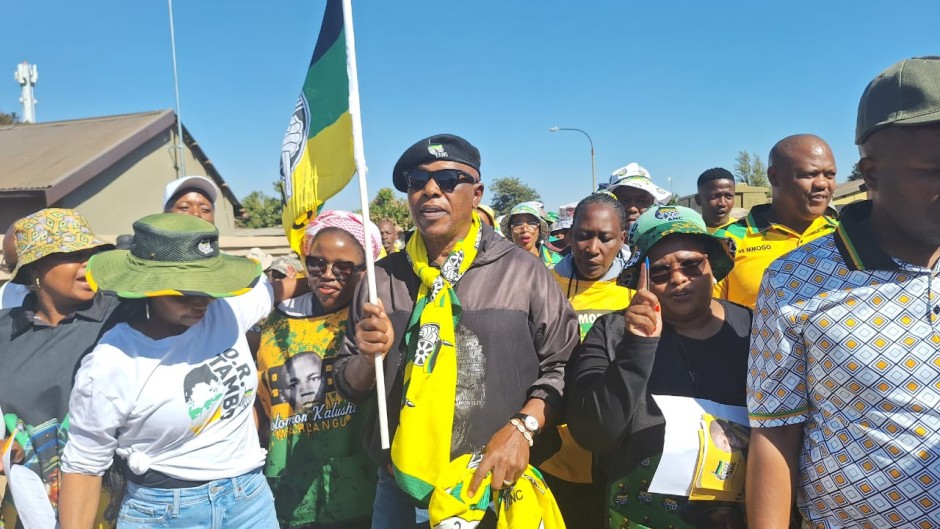 Sexwale campaigning for the ANC