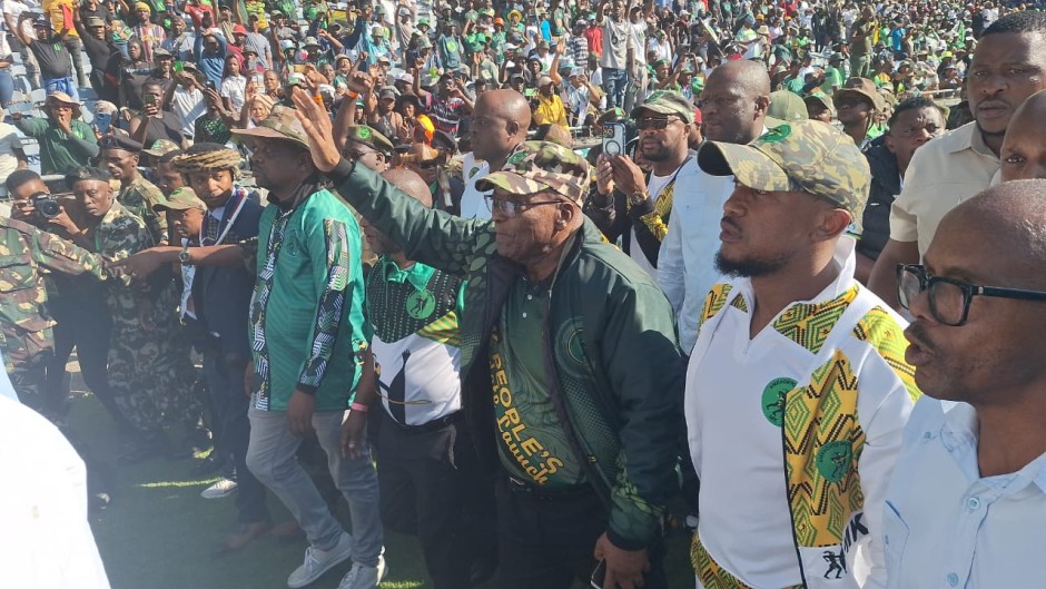 Jacob Zuma at MK manifest launch at Orlando stadium