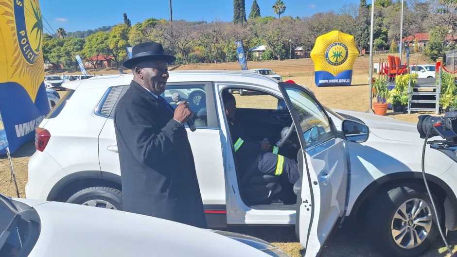 Police Minister Bheki Cele. eNCA/Pule Letshwiti-Jones