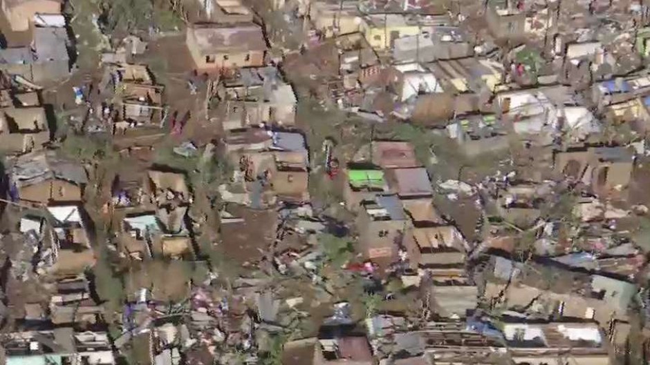 Widespread devastation in parts of Durban.