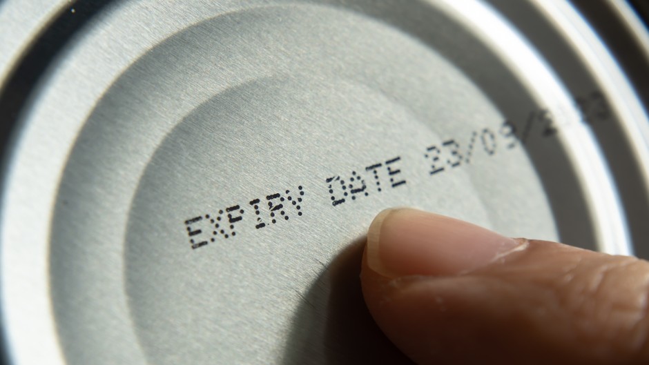 File: An expiry date on canned food. GettyImages/Wachiwit