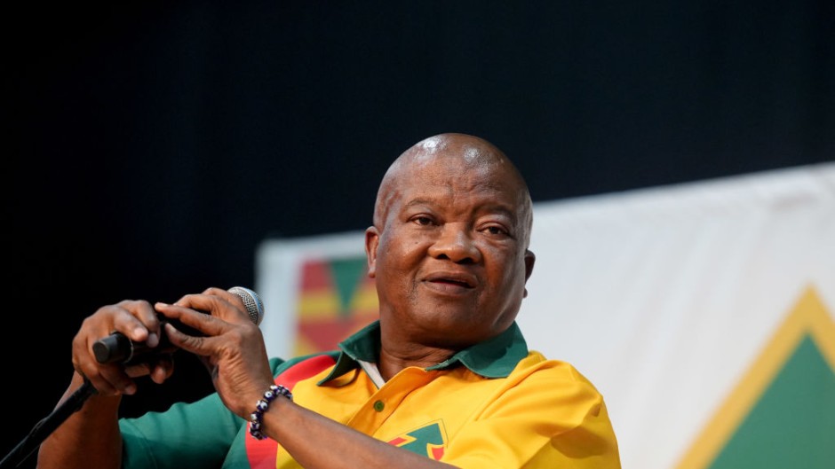 United Democratic Movement (UDM) leader Bantu Holomisa. Tebogo Letsie/City Press/Gallo Images via Getty Images