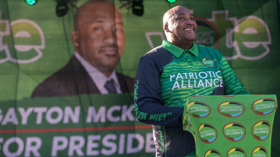 Patriotic Alliance leader Gayton McKenzie. Brenton Geach/Gallo Images via Getty Images