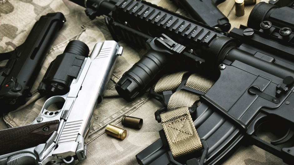 File: Weapons and military equipment. GettyImagesArtfully79