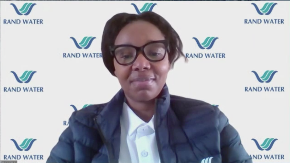 Rand Water spokesperson Makenosi Maroo