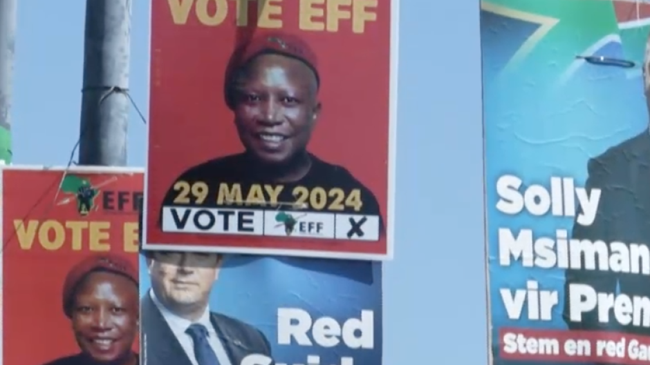 Political parties' election advertisements.