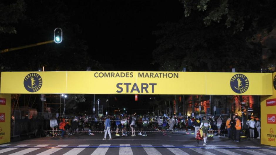 A general view of the start of the 2024 Comrades Marathon. BackpagePix/Phamakisa Lensman