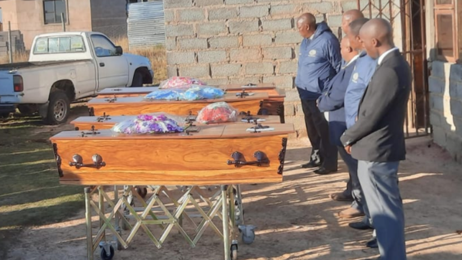 A funeral is being held for a family of four in Tsomo in the Eastern Cape. eNCA/Ronald Masinda