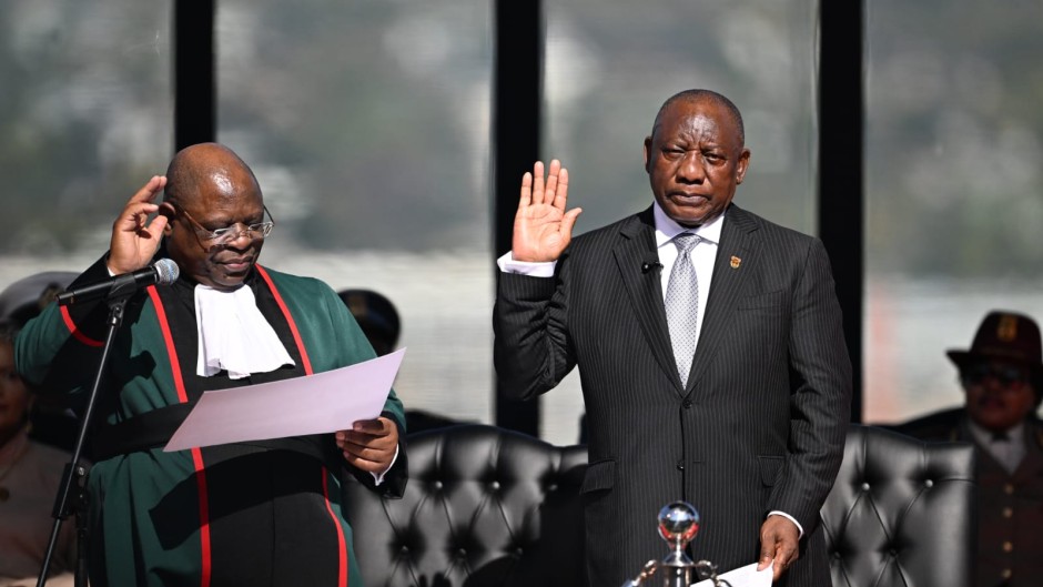 Ramaphosa sworn in