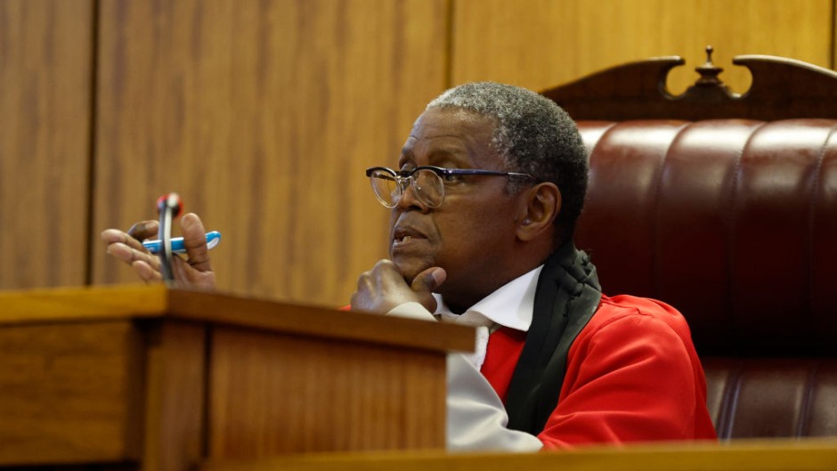 File: Judge Ratha Mokgoatlheng reacts during the Senzo Meyiwa murder trial at Pretoria High Court. Phill Magakoe/Gallo Images via Getty Images