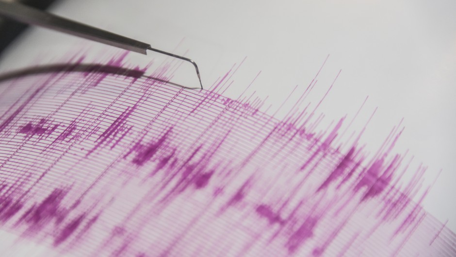 File: A seismometer measuring an earthquake. GettyImages/Gary S Chapman