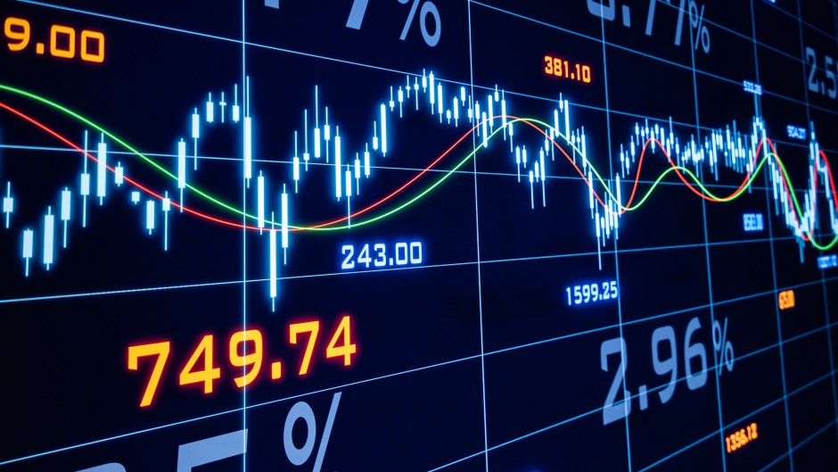 File: Stock market and exchange rate chart and numbers. GettyImages/Torsten Asmus