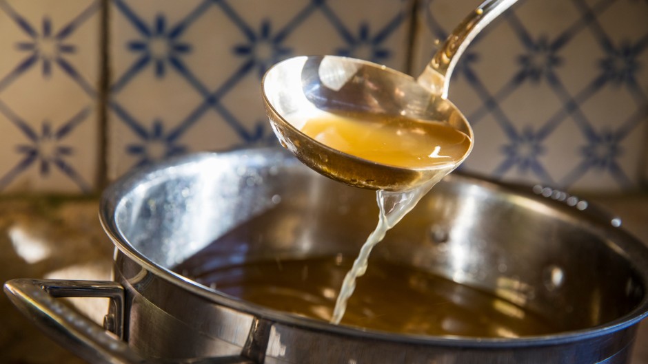 File: A pot of soup. GettyImages/Russ Rohde