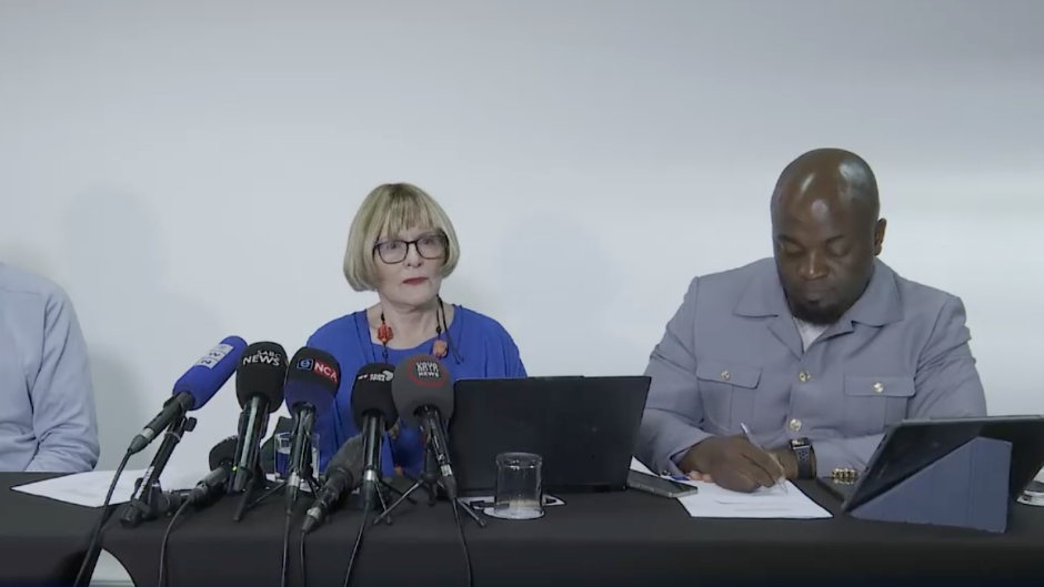 Helen Zille and Solly Msimanga 