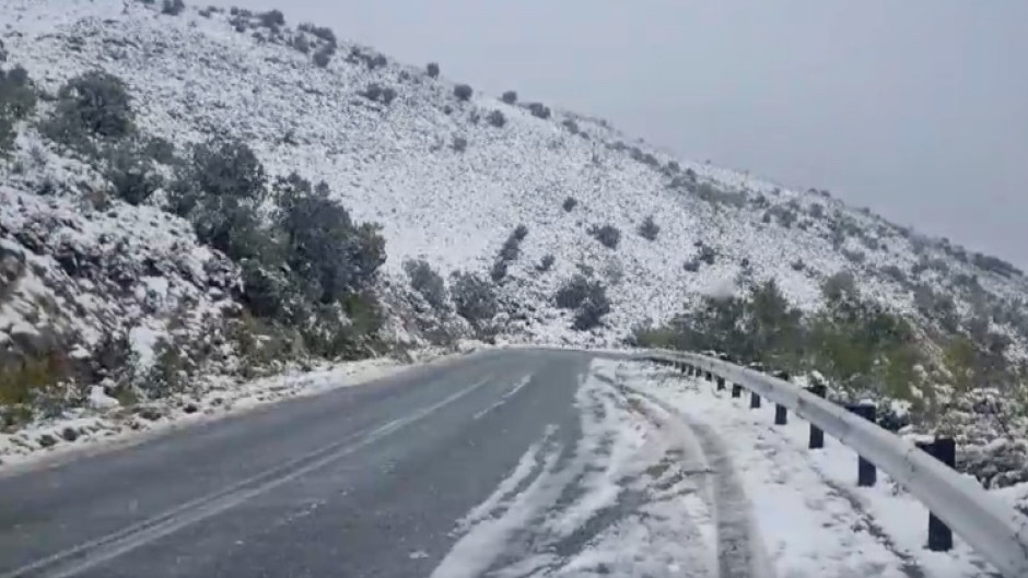 Snow in the Western Cape 