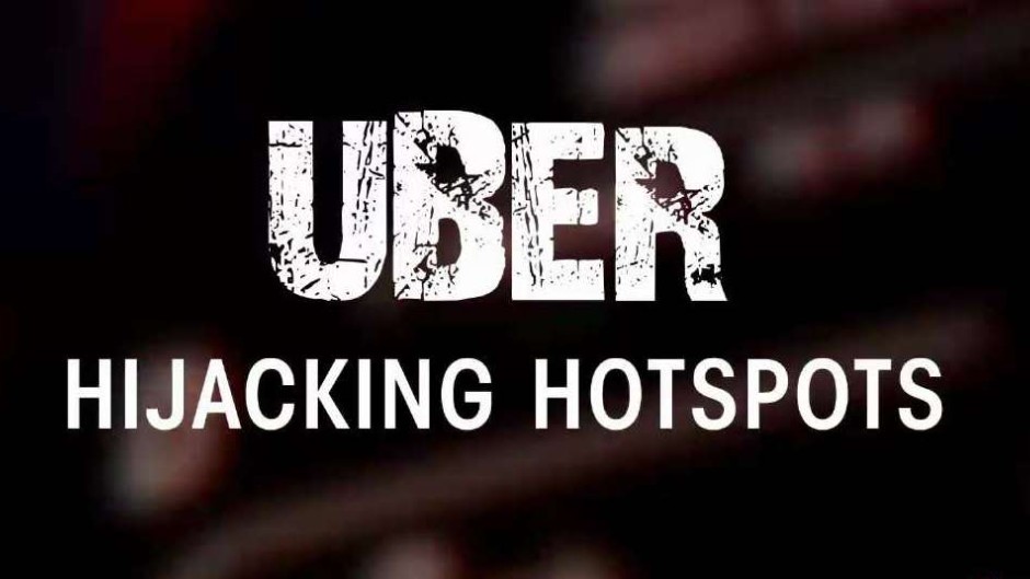 Uber hijacking hotspots