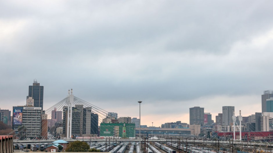 A view of the Mandela Bridge and the Johannesburg city centre. J. Countess/Getty Images