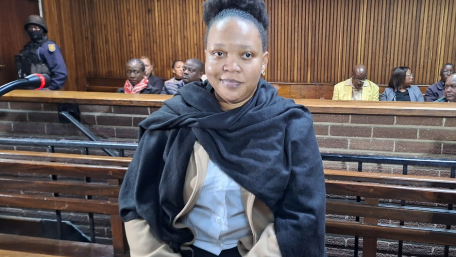 Moroadi Cholota in court. eNCA/Siphamandla Goge