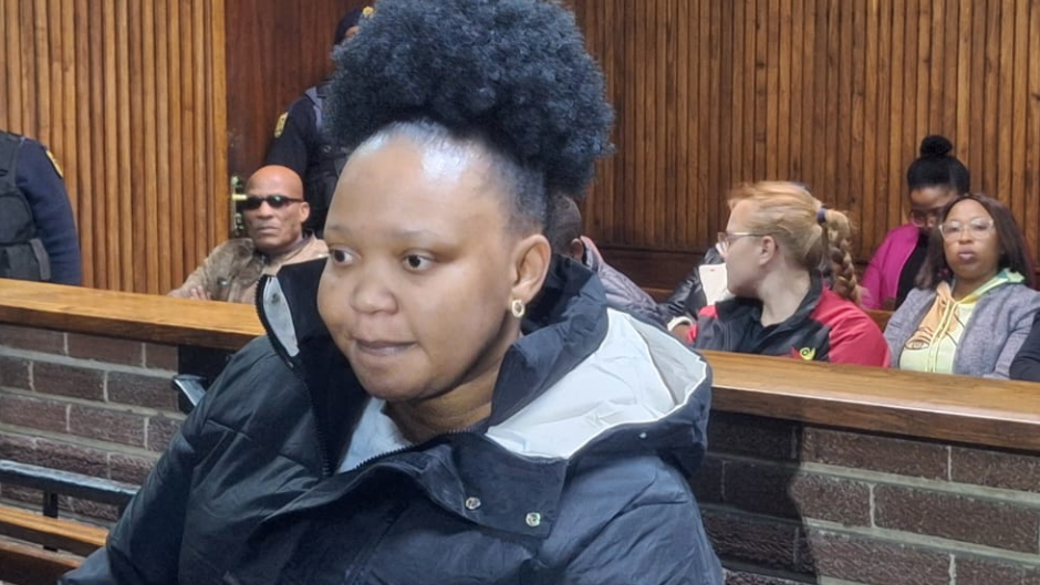 Moroadi Cholota appeared before the Bloemfontein magistrate's court. eNCA/Siphamandla Goge