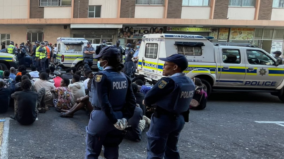 More than 120 undocumented foreign nationals have been arrested  during a KZN police operation. eNCA/Dasen Thathiah