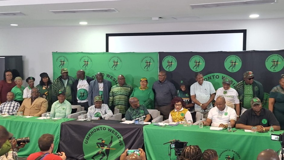 Jacob Zuma with MK Party's new leadership